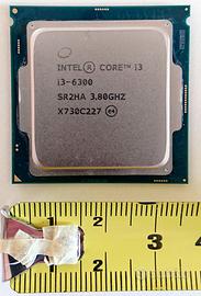 Intel i3-6300 (2 core / 4 thread) 3.8 GHz LGA 1151