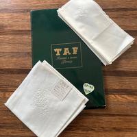 TAF Firenze tovaglia da tavolino e tovaglioli rica