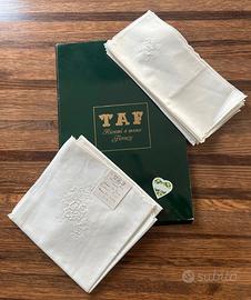 TAF Firenze tovaglia da tavolino e tovaglioli rica