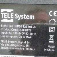 Tv smart Telesystem Smart 40 LED08 T2S2HEVC
