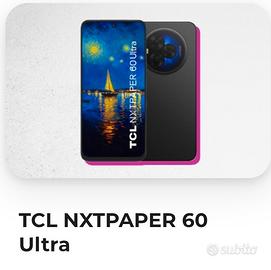 Smartphone Tcl  nxtpaper 60 ultra nuovo nero 512gb