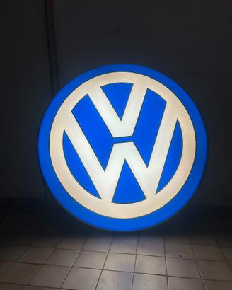 Grande insegna luminosa Volkswagen auto