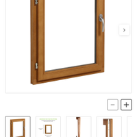 Finestra infisso in legno nuova 75x60