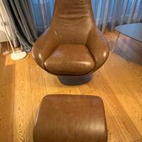 Poltrona comfort in pelle