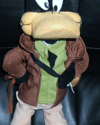 Peluche doll looney tunes Daffy Duck indiana jones