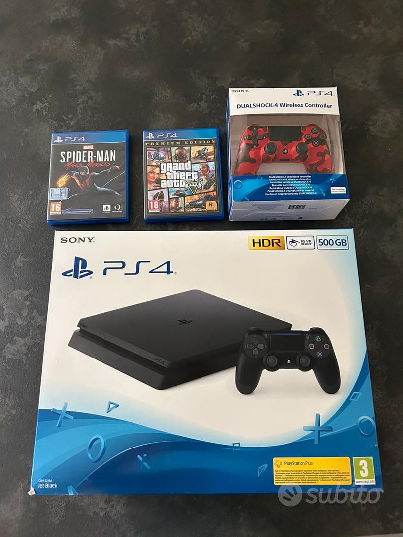 PS4 + 2 Controller + GTA 5 e Spiderman - Perfetta