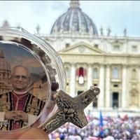 Papa Leone Rosario benedetto profumato alle  rose