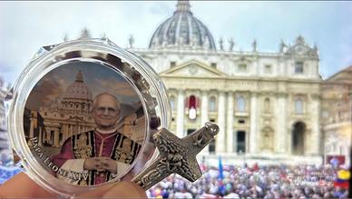 Papa Leone Rosario benedetto profumato alle  rose