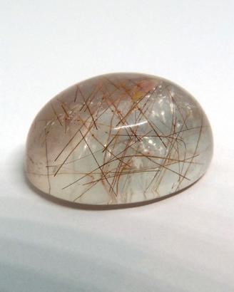 Gemma cabochon di quarzo rutilato 29 Carati Brasil