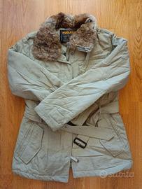 Giacca parka Woolrich con collo in lapin taglia M