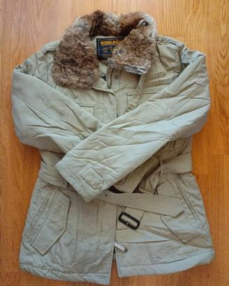 Giacca parka Woolrich con collo in lapin taglia M