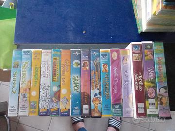 VHS 15 FILM ANIMAZIONE CELEBRI