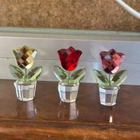 Set 3 Tulipani Swarovski - Collezione Happy Flower