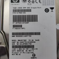 Hard Disk SAS HP 75Gb  15000 RPM