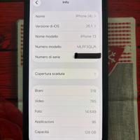 iPhone 13 black 128 gB