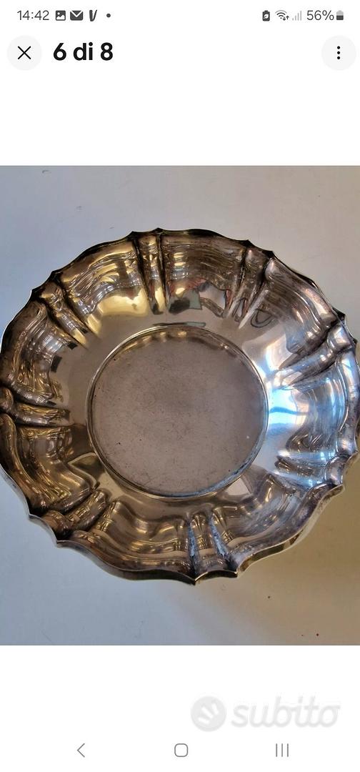 Portafiammiferi In Argento Antico Ideale Per Un'idea Regalo - Foto 2