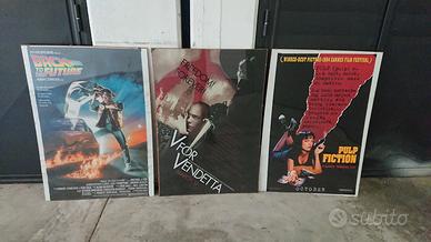 Poster quadri 70x100 futuro vendetta pulp fiction