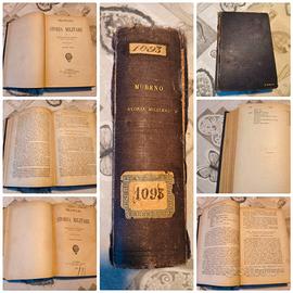 Trattato Storia Militare Moreno 1892 Vol I-II