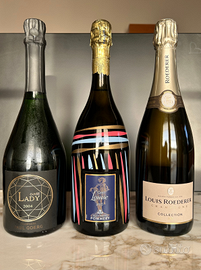 Champagne Set di 3 Bottiglie