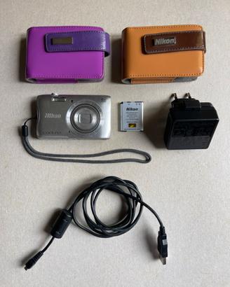 Fotocamera digitale compatta nikon coolpix S3700