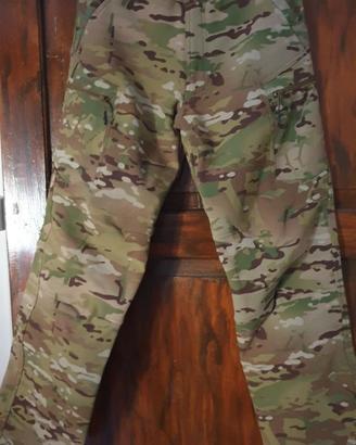 Pantaloni militari softshell multicam 