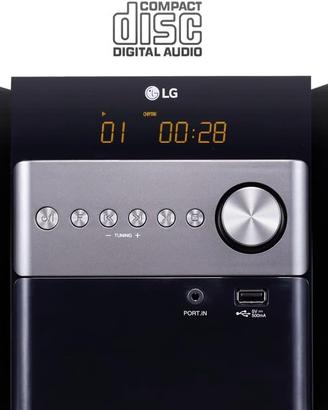 NUOVO LG MICRO HI-FI CM1560 STERE USB CD BLUETOOTH