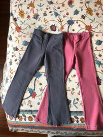 N’ 2 leggings invernali bimba 7 anni 128 cm