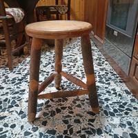 sgabello in legno