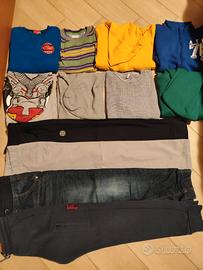 felpe e pantaloni anni 11