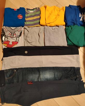 felpe e pantaloni anni 11