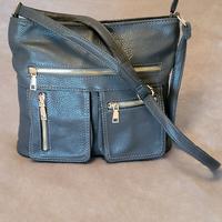 Borsa similpelle grigia