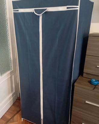 armadio guardaroba in tessuto 160×75×50