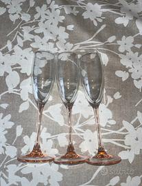 3 Calici da Champagne Vintage LuminarcFrancia