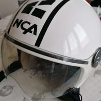 Casco moto aperto