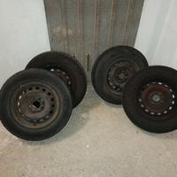 cerchi in ferro fiat panda  da 13