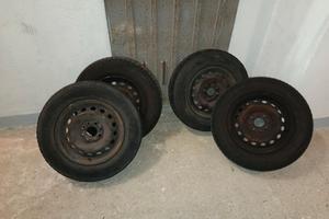 cerchi in ferro fiat panda  da 13