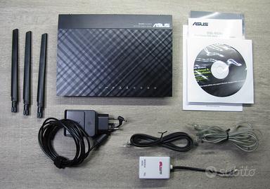 ASUS DSL-N55U Modem Router e accessori