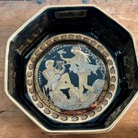 Ciotola ottogonale decorata oro 24 K