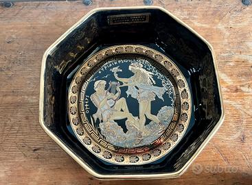 Ciotola ottogonale decorata oro 24 K