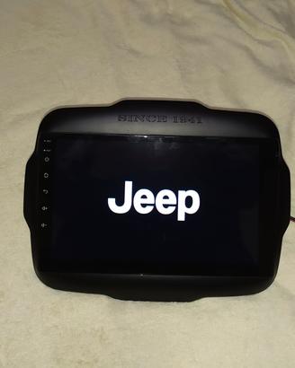 Navigatore CarPlay Android 15 QLED GPS RDS Jeep 