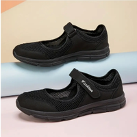 SCARPE COMODE, LEGGERI A RETE CON CINTURINO. N.39