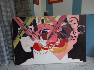 Acrilico su tela grandi dimensioni