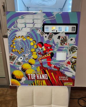 Vetro flipper Gottlieb Top Hand