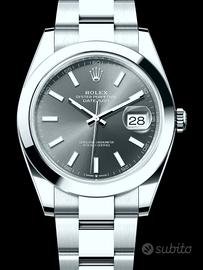 Rolex DJ 41mm 126300 Rhodium like new 2021 full 