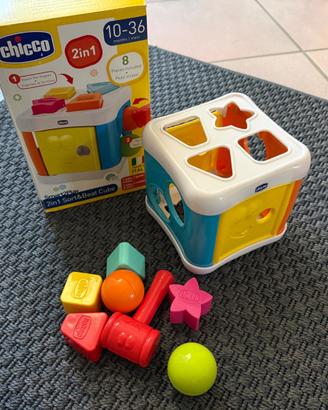 Chicco Smart2Play 2in1 Sort&Beat Cube
