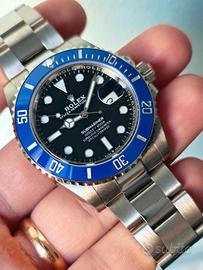 Rolex Sub oro bianco ghiera blu 41mm 126619LB 2021