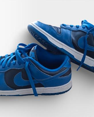 Nike Dunk Low Hyper Cobalt Nero Blu
