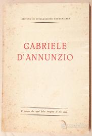1951 GABRIELE D'ANNUNZIO Ist divulgazione dann