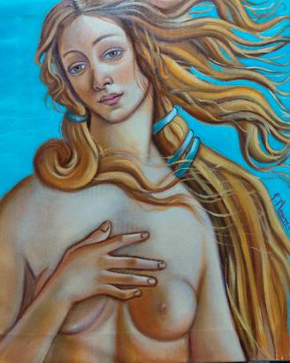  Quadro Venere olio su tela 50x60cm |Arte