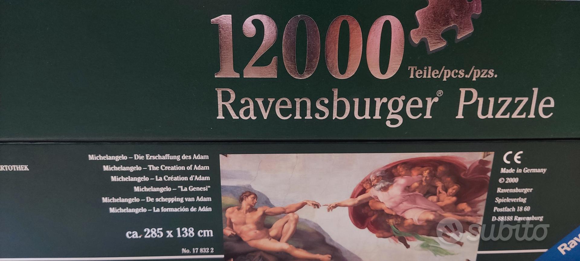 Puzzle Ravensburger 12000 Pièces - La Création D'Adam (Michel-Ange)